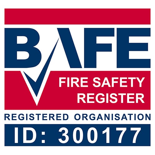 Brookside Fire Service are BAFE Fire Safety accredited