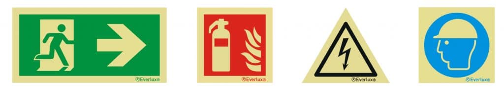 Fire signs are available from Brookside Fire Service