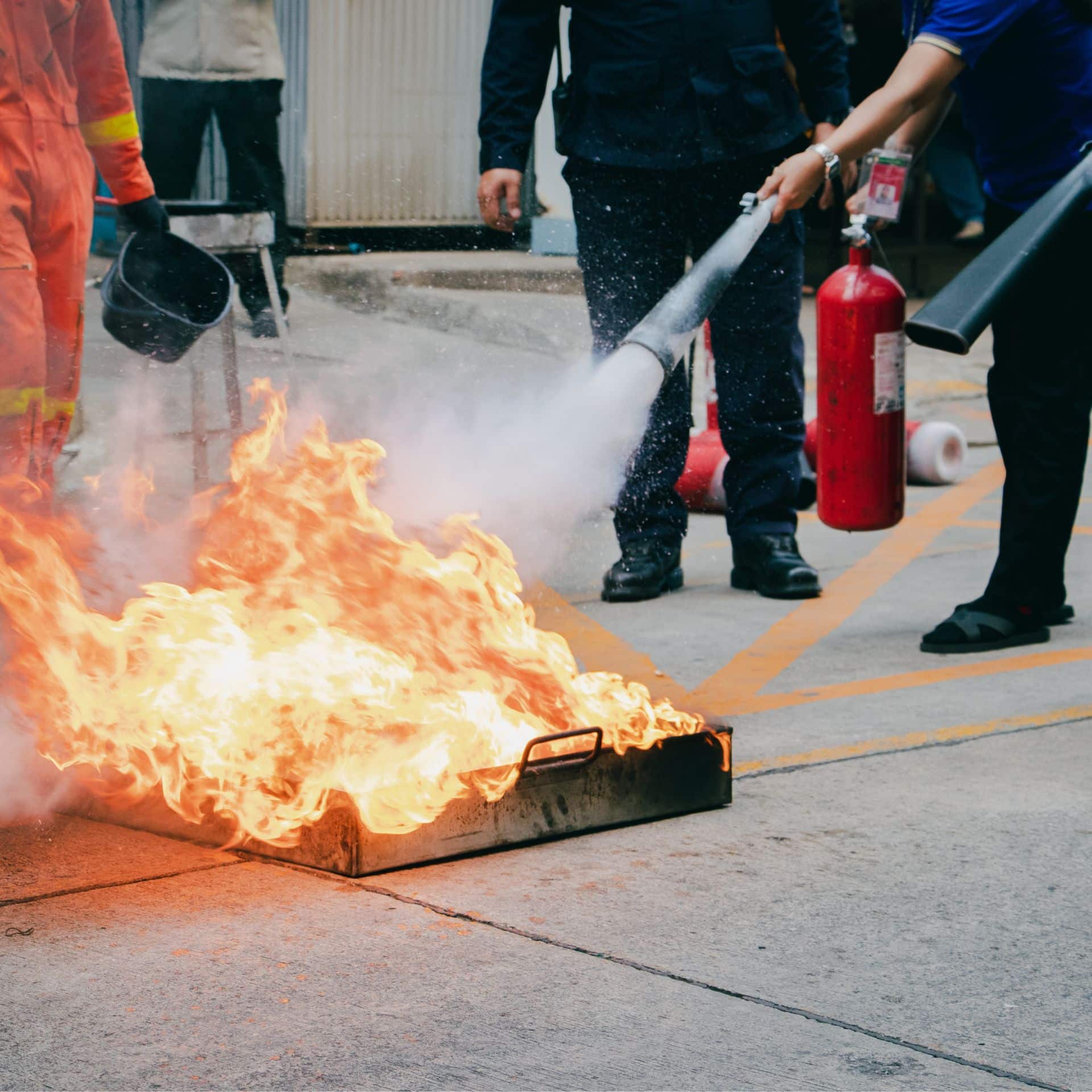 Staff Fire Extinguisher Training